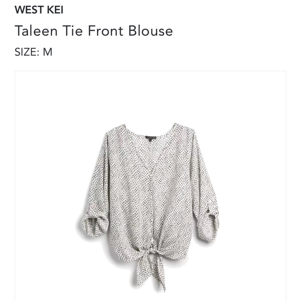 Black & White Blouse